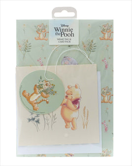 Winnie The Pooh Wrap Greetings - Gift Wrap