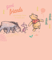Winnie The Pooh Open Greetings Card - 7x6 inches