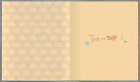 Winnie The Pooh Open Greetings Card - 7x6 inches