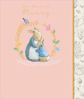 Peter Rabbit Birthday Greetings Card - 7x6 inches Mummy