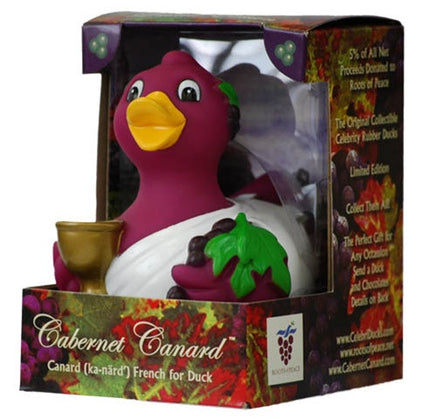 Cabernet Canard Wine Lovers RUBBER DUCK Bath Toy by CelebriDucks