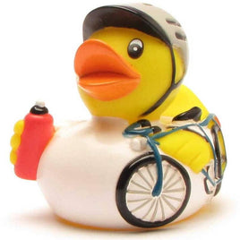 Rubber duck cyclist - rubber duck