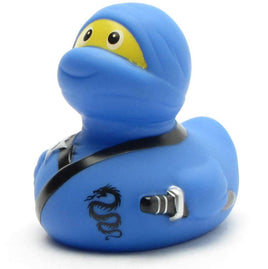 Blue Ninja Rubber Duck