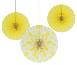 PAPER FANS 12 inch & 16 inch DOTS/STRIPES