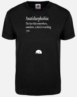 Anatiadaephobia - Black T-Shirt