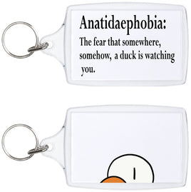 Anatiadaephobia - Keyring - Duck Themed Merchandise from Shop4Ducks