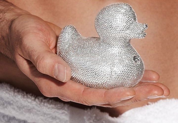Luxury Diamond VIP Duck Polyresin Limited Edition Made with