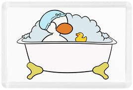 Bathtub - Fridge Magnet - Duck Themed Merchandise from Shop4Ducks