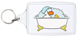 Bathtub - Keyring - Duck Themed Merchandise from Shop4Ducks