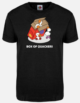 Box Of Quackers - Black T-Shirt