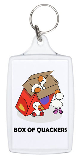 Box Of Quackers - Keyring - Duck Themed Merchandise from Shop4Ducks