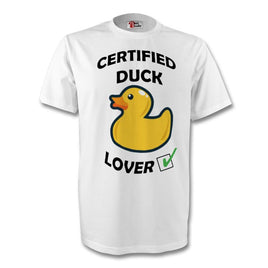 Certified Duck Lover White T-Shirt