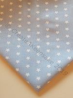 Blue With White Stars Pet Bandana Premium Cotton - Personalised