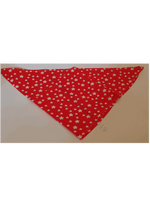Red Stars Pet Bandana Poplin Polyester/Cotton - Personalised