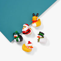 12 Festive Mini Rubber Ducks