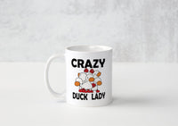 Crazy Duck Lady - Mug - Duck Themed Merchandise from Shop4Ducks