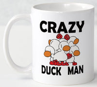 Crazy Duck Man - Mug - Duck Themed Merchandise from Shop4Ducks