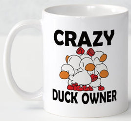 Crazy Duck Owner - Mug - Duck Themed Merchandise from Shop4Ducks