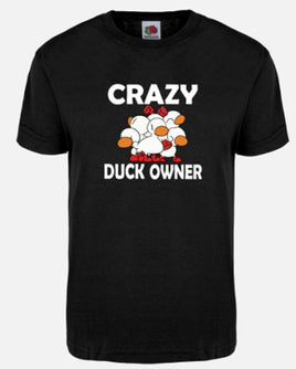 Crazy Duck Owner - Black T-Shirt