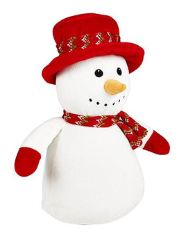 Red Hat Snowman Personalised Christmas Cubby