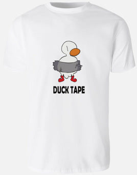 Duck Tape - White T-Shirt