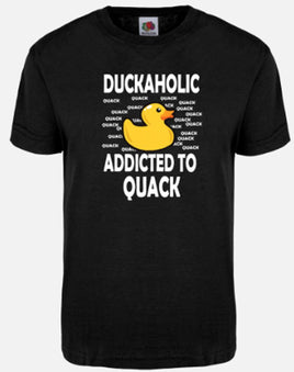 Duckaholic - Black T-Shirt