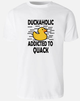 Duckaholic - White T-Shirt