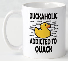 Duckaholic - Mug - Duck Themed Merchandise from Shop4Ducks