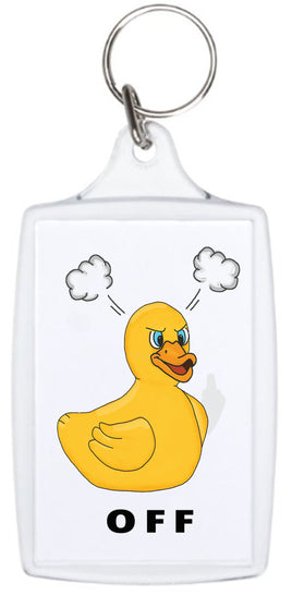 Duck Off - Keyring - Duck Themed Merchandise from Shop4Ducks
