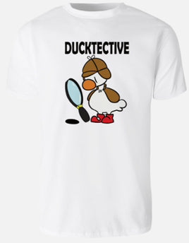 Ducktective - White T-Shirt