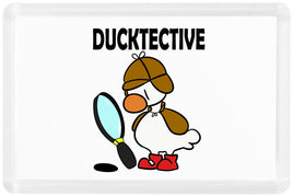 Ducktective - Fridge Magnet - Duck Themed Merchandise from Shop4Ducks