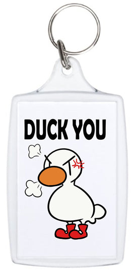Duck You - Keyring - Duck Themed Merchandise from Shop4Ducks