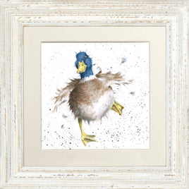 'A Waddle and a Quack' Framed Card - Wrendale Designs