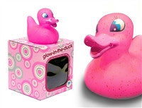 Glow in the Duck - Pink Light Up Colour Changing LED Rubber Duck from Locomocean