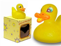 Glow in the Duck - Yellow Light Up Colour Changing LED Rubber Duck from Locomocean