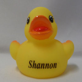 Shannon - Name Printed Rubber Duck