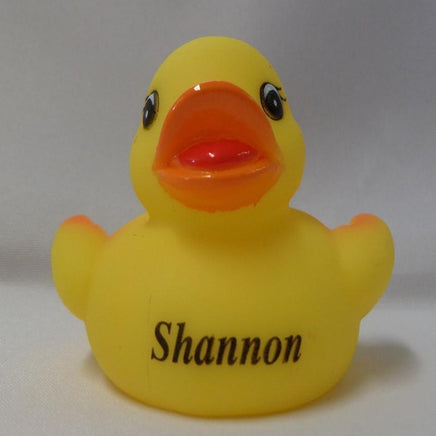 Shannon - Name Printed Rubber Duck