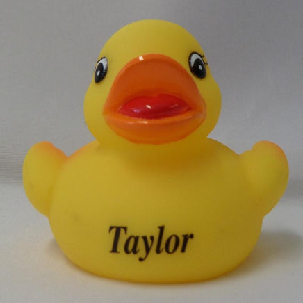 Taylor - Name Printed Rubber Duck