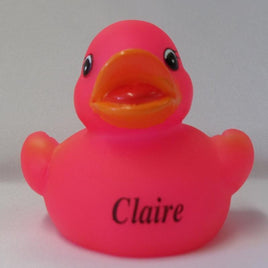 Claire - Name Printed Rubber Duck