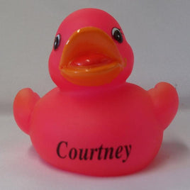 Courtney - Name Printed Rubber Duck