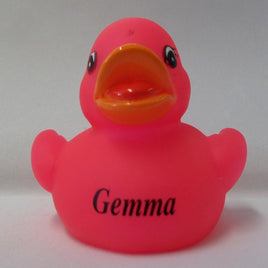Gemma - Name Printed Rubber Duck