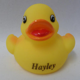 Hayley - Name Printed Rubber Duck