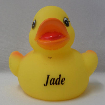 Jade - Name Printed Rubber Duck