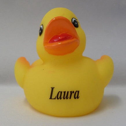 Laura - Name Printed Rubber Duck