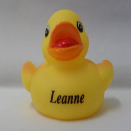 Leanne - Name Printed Rubber Duck