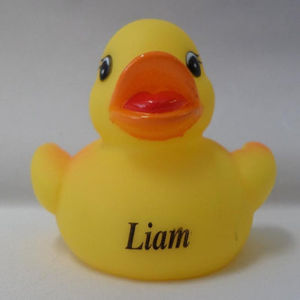 Liam - Name Printed Rubber Duck