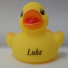 Luke - Name Printed Rubber Duck