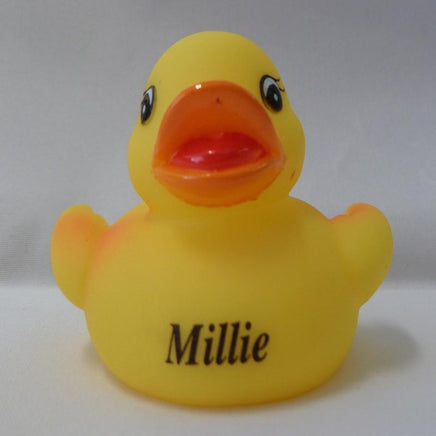 Millie - Name Printed Rubber Duck