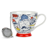 Paddington Footed Mug and Strainer