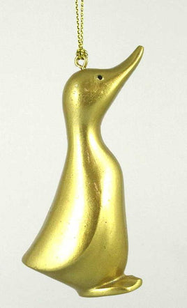 DCUK Ducks - Hanging Gold Duck - Xmas 2019